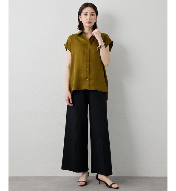 Drawing Numbers「【Drawing Numbers】センターピンタックニットパンツ」|チノ|