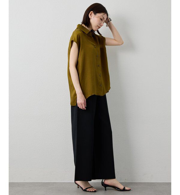 Drawing Numbers「【Drawing Numbers】センターピンタックニットパンツ」|チノ|