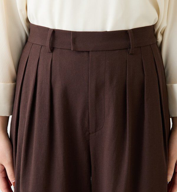  「シェルタリング3タックパンツ」|チノ|