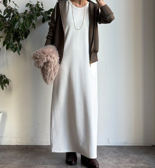  「【全骨格細見え】ブークレーダンボールタンクワンピース」|ワンピース|