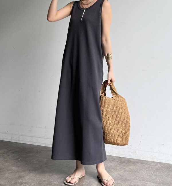  「【全骨格細見え】ブークレーダンボールタンクワンピース」|ワンピース|