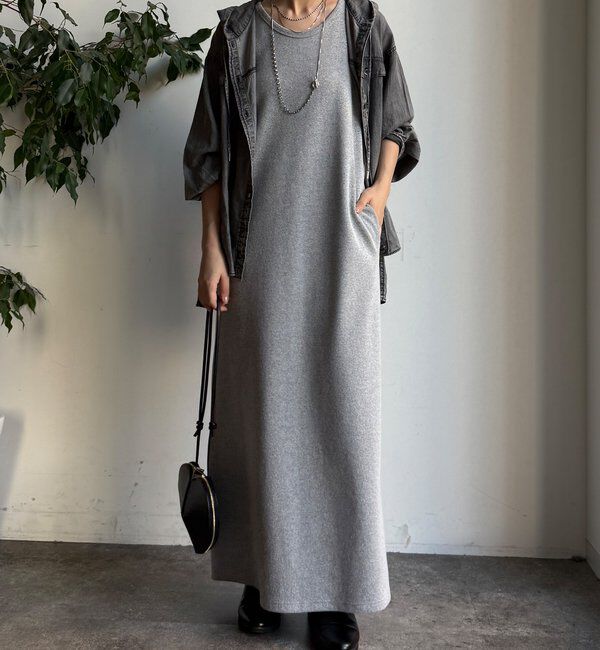  「【全骨格細見え】ブークレーダンボールタンクワンピース」|ワンピース|