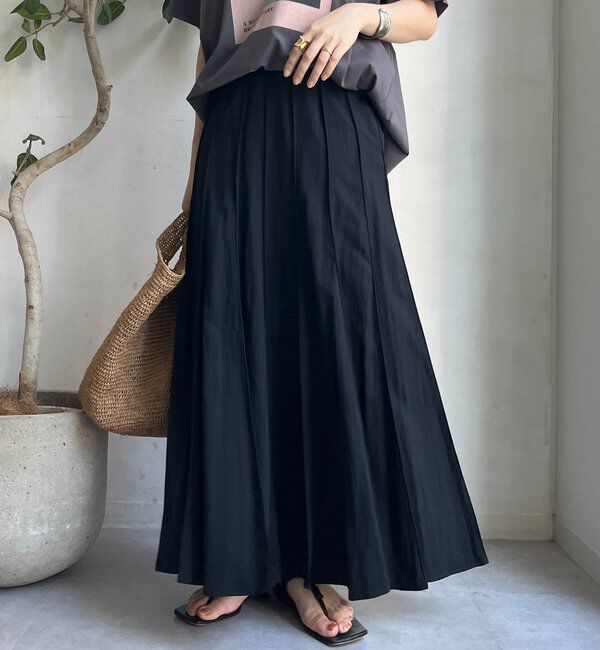  「パネルプリーツスカート」|スカート|