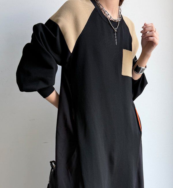  「【WEB限定】ミリタリー風ドッキングワンピース」|ワンピース|