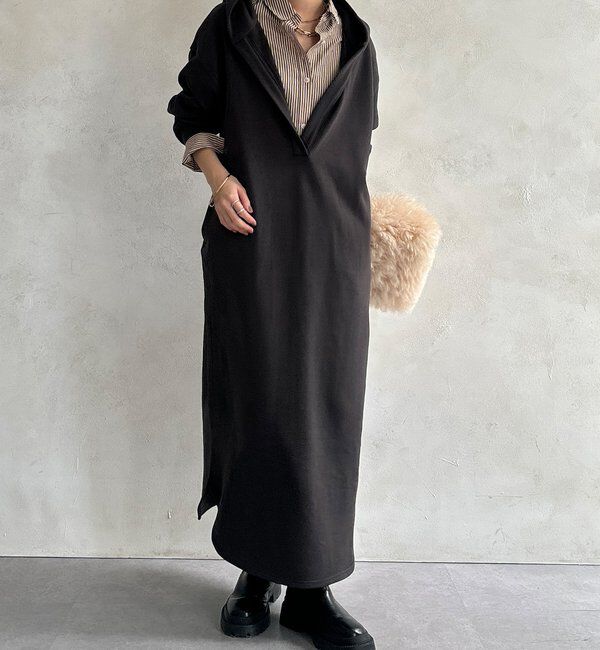  「【WEB限定】フーディーワンピース」|ワンピース|