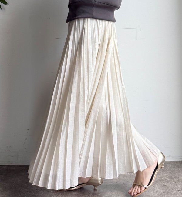  「ランダムプリーツスカート」|スカート|