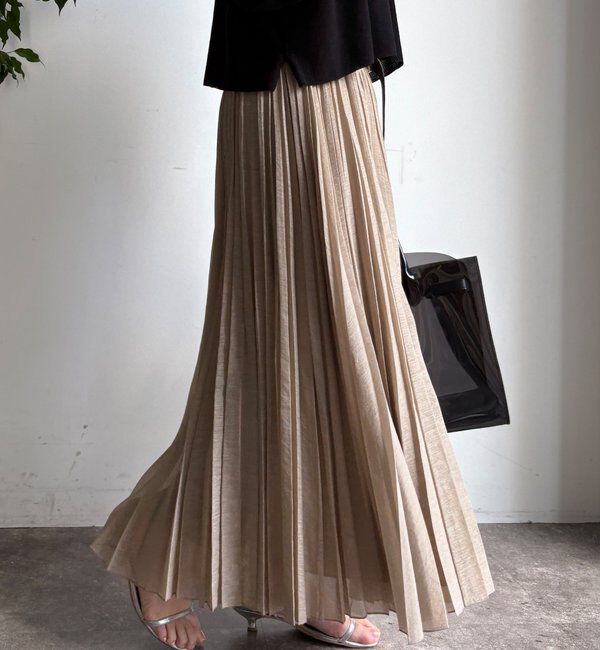  「ランダムプリーツスカート」|スカート|