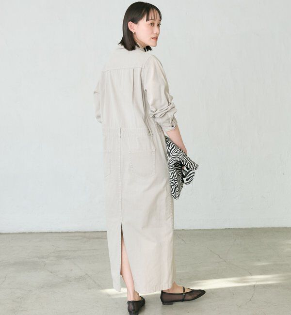  「【MONN&times;Yoshiiiiii】デニムシャツワンピース」|ワンピース|