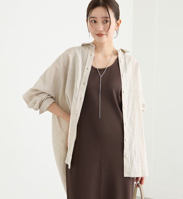  「予約【名品/サイズ展開あり】リネンワイドシャツ」|シャツ・ブラウス|