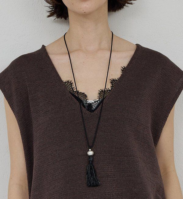  「フリンジコードネックレス」|リング|