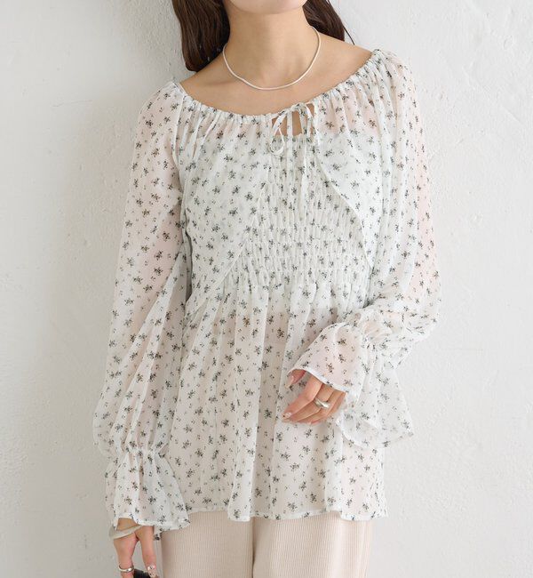  「シアーフラワーキャミボレロSET」|シャツ・ブラウス|