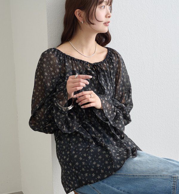  「シアーフラワーキャミボレロSET」|シャツ・ブラウス|