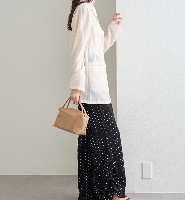  「裾ギャザーリブパンツ」|チノ|