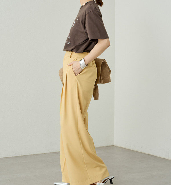  「2タックワイドパンツ」|チノ|