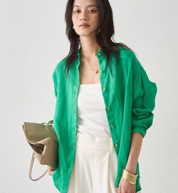  「リネンバックタイシャツ」|シャツ・ブラウス|