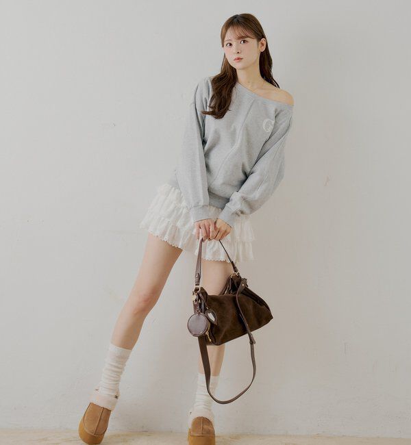  「ワンショルルーズスウェット」|Tシャツ・カットソー|