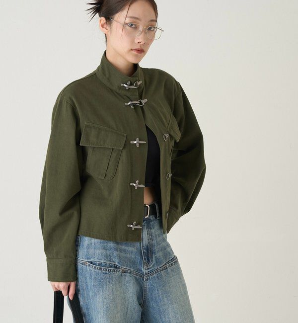  「ファイヤーマンミリタリーシャツジャケット」|ブルゾン・スタジャン|