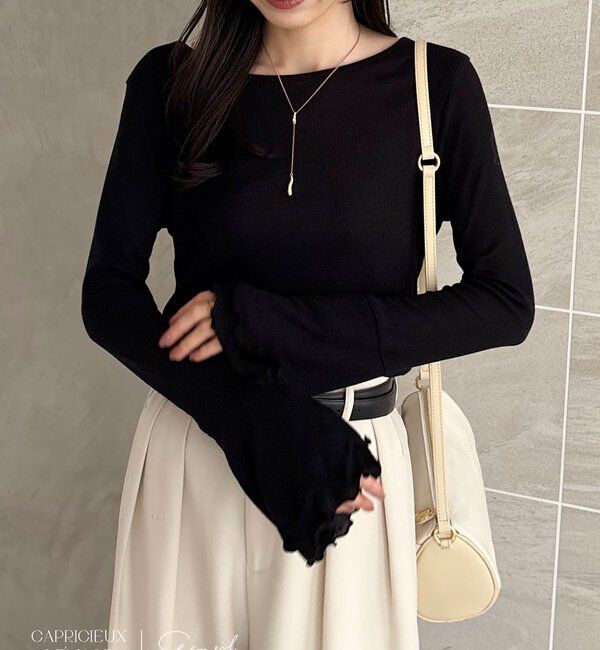  「【LE'MAGE&times;gemeilコラボ】ティアードスリーブロンT」|Tシャツ・カットソー|