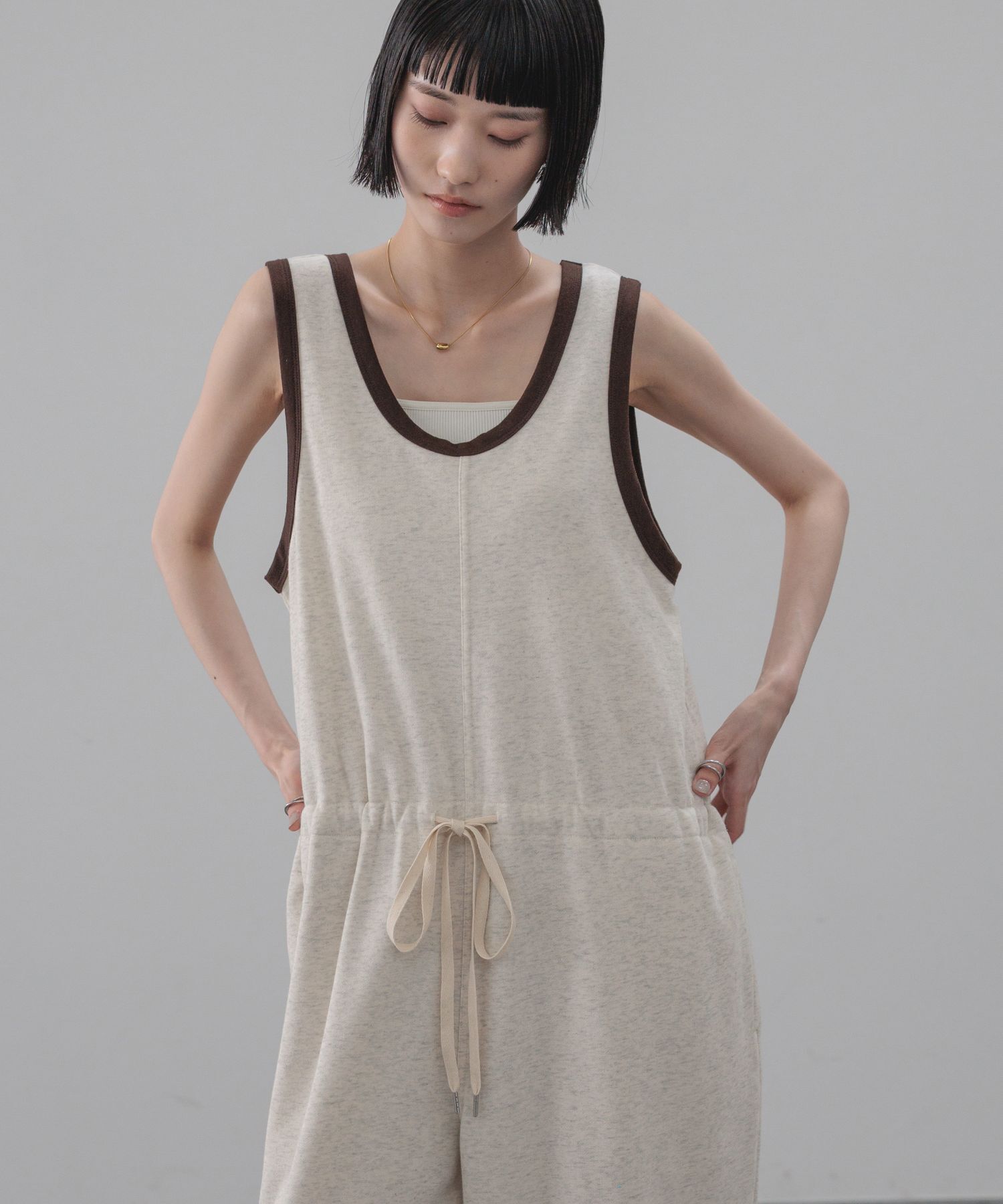 LOWRYS FARM「カットオールインワン」|ワンピース|