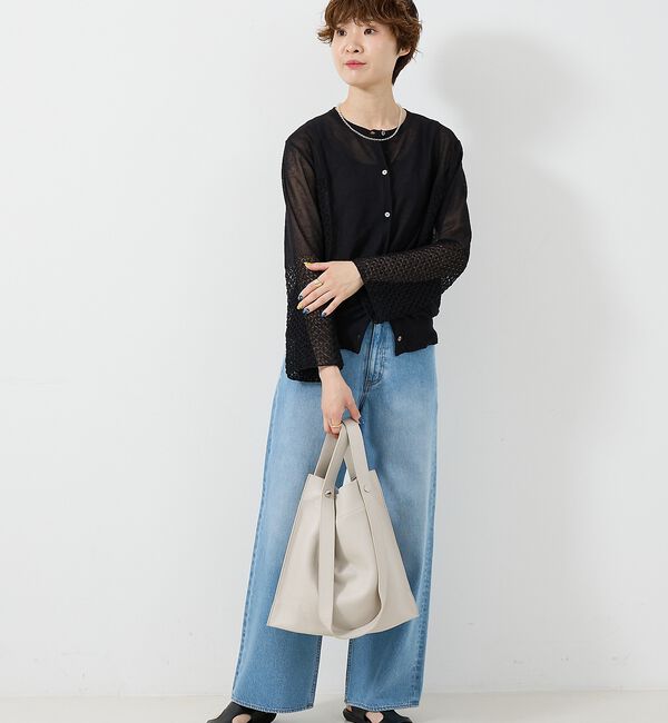 collex「【WEB限定】【BEAURE/ヴュレ】カウレザー 2WAY ハンドル トートバッ」|トートバッグ|