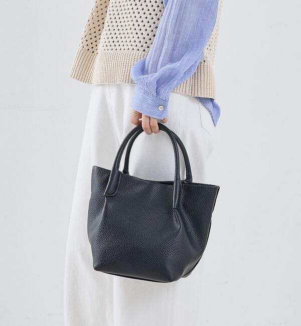 collex「2WAY バケットトートバッグ タックハンドル＆ショルダー」|ショルダー・メッセンジャー|ブラック