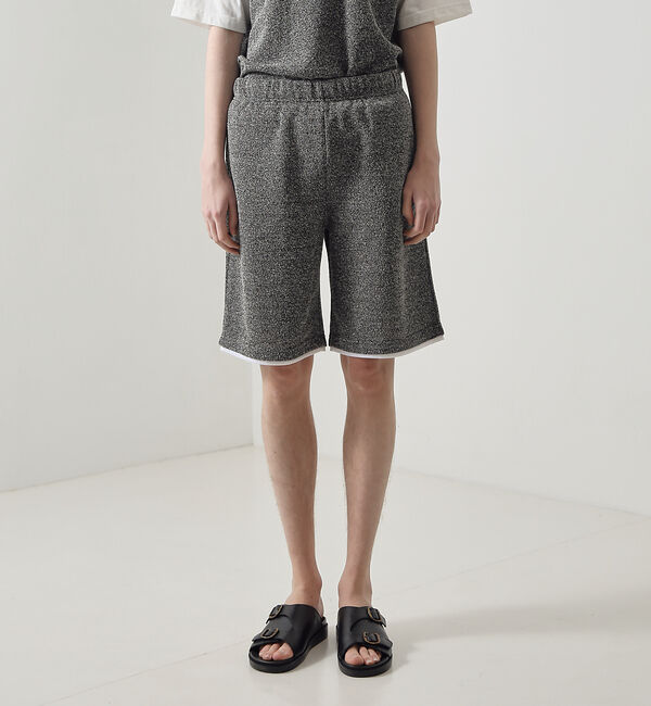 ABAHOUSE「【上下2点セット/セットアップ対応】メランジパイルフェイクレイヤード  /  ユ」|Tシャツ・カットソー|