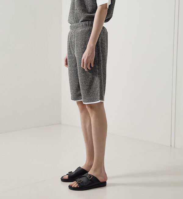 ABAHOUSE「【上下2点セット/セットアップ対応】メランジパイルフェイクレイヤード  /  ユ」|Tシャツ・カットソー|