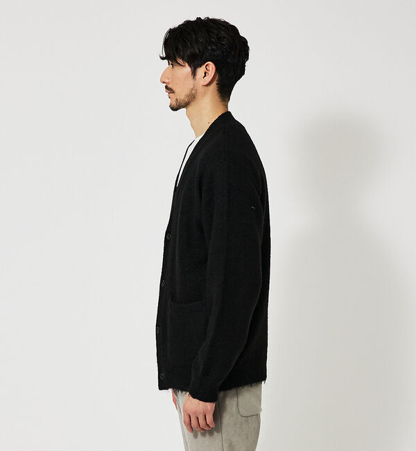 ABAHOUSE「アルパカブレンド シャギーニット カーディガン」|カーディガン|