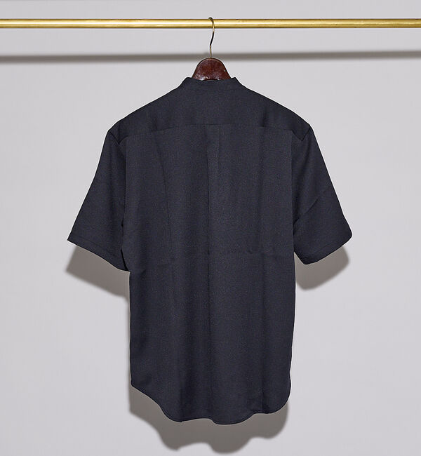 ABAHOUSE「【AH ABAHOUSE/セットアップ対応】アムンゼン キーネック 半袖シャツ」|シャツ・ブラウス|