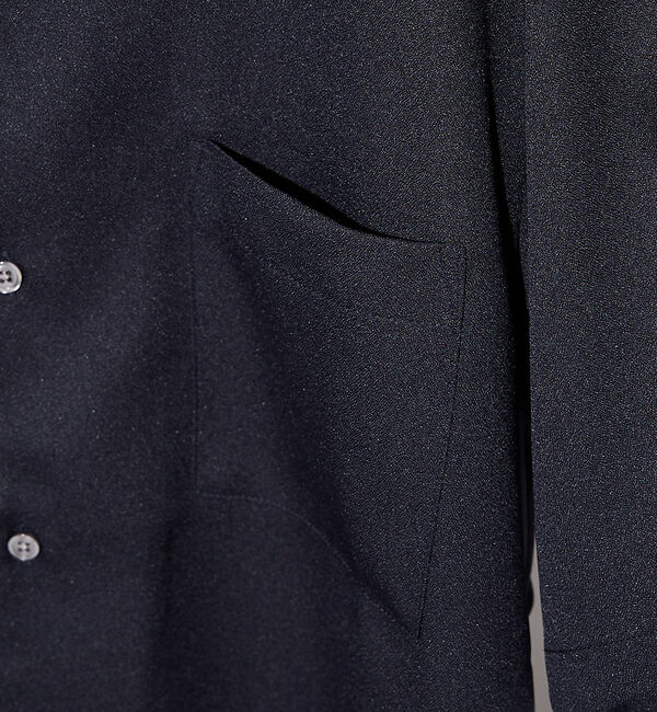 ABAHOUSE「【AH ABAHOUSE/セットアップ対応】アムンゼン キーネック 半袖シャツ」|シャツ・ブラウス|