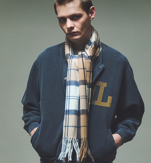 ABAHOUSE「別注【REMI RELIEF / レミレリーフ】ノンストレス起毛裏毛 スタジアム」|カーディガン|