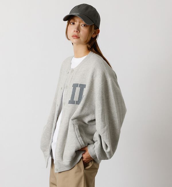 ABAHOUSE「別注【REMI RELIEF / レミレリーフ】ノンストレス起毛裏毛 スタジアム」|カーディガン|