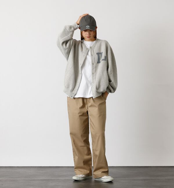 ABAHOUSE「別注【REMI RELIEF / レミレリーフ】ノンストレス起毛裏毛 スタジアム」|カーディガン|