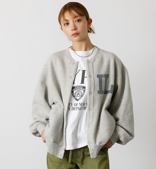 ABAHOUSE「別注【REMI RELIEF / レミレリーフ】ノンストレス起毛裏毛 スタジアム」|カーディガン|