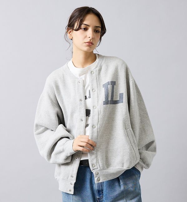 ABAHOUSE「別注【REMI RELIEF / レミレリーフ】ノンストレス起毛裏毛 スタジアム」|カーディガン|