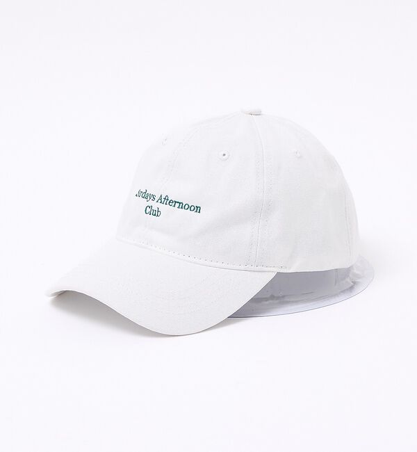 ABAHOUSE「【Saturdays Afternoon Club】 刺繍キャップ【予約】」|その他|アイボリー