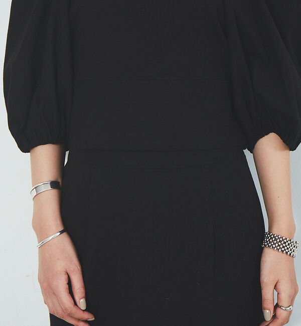 Rouge vif「【セットアップ対応】リボンボリュームスリーブブラウス」|シャツ・ブラウス|