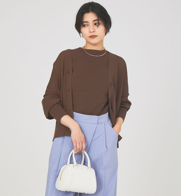 Rouge vif「Vネックオーバーガーディガン」|カーディガン|