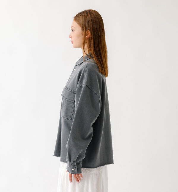 Rouge vif「【JOHNBULL/ジョンブル】ピグメントスウェットシャツ/羽織り/スウェット【」|シャツ・ブラウス|