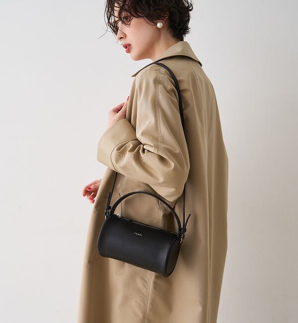 Rouge vif「【YAHKI/ヤーキ】SHRINK W FACE 2way ショルダーバッグ」|ショルダー・メッセンジャー|ブラック