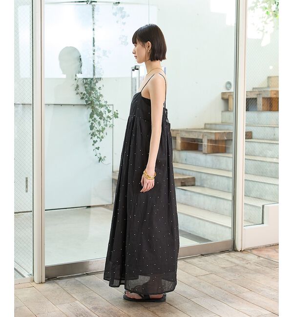 Rouge vif「【2026SS新作】【人気追加】インドドット刺繍キャミワンピース【予約】」|ワンピース|