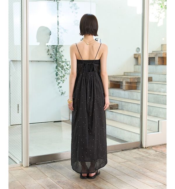 Rouge vif「【2026SS新作】【人気追加】インドドット刺繍キャミワンピース【予約】」|ワンピース|