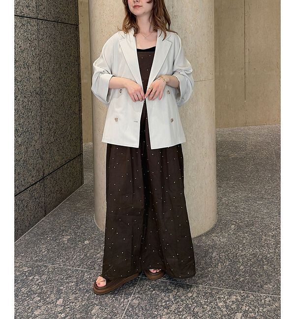 Rouge vif「【2026SS新作】【人気追加】インドドット刺繍キャミワンピース【予約】」|ワンピース|