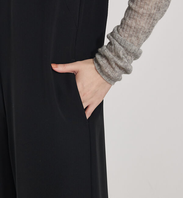 qualite「【オールシーズン大活躍】ダブルサテンオールインワン」|オールインワン|