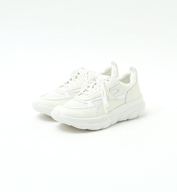 AU BANNISTER「【販売店舗限定】軽量ダッドスニーカー」|スニーカー|ホワイト