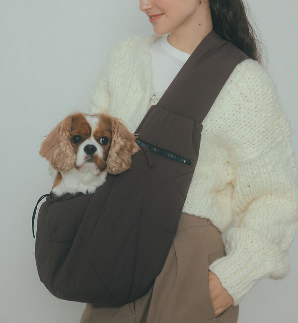 LOWELL things「MATIE/ スリングバッグ・ペットキャリーバッグ/ナイロン【Direction」|その他|ブラウン