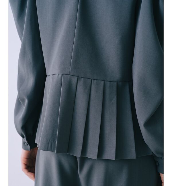 SELFIST「裾プリーツブラウス」|シャツ・ブラウス|