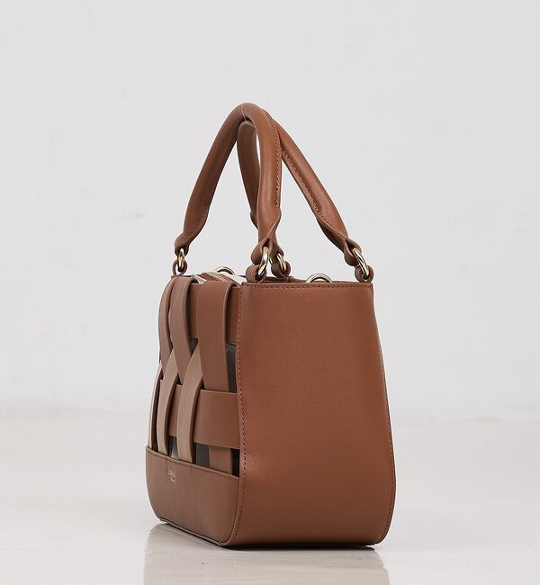 LOWELL things「Latti/レザー2WAYミニショルダーバッグ【予約】」|かごバッグ|