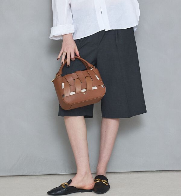 LOWELL things「Latti/レザー2WAYミニショルダーバッグ【予約】」|かごバッグ|