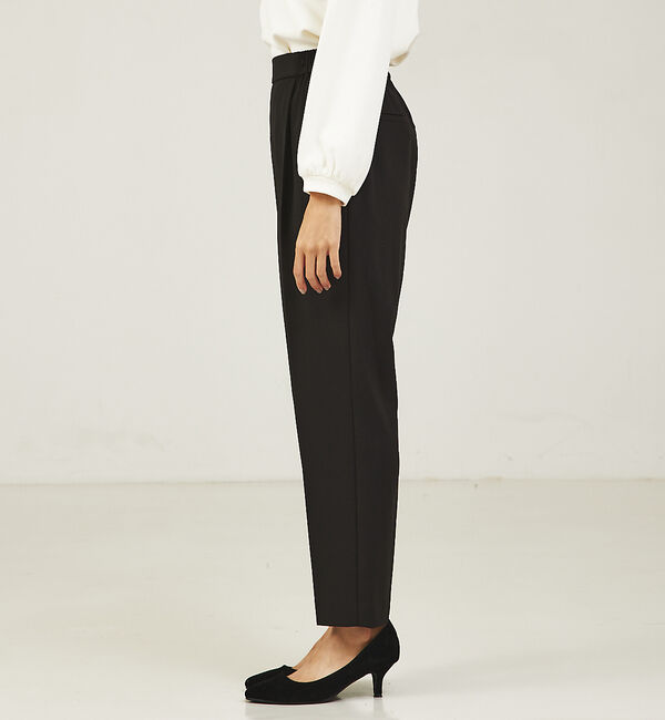 abahouse mavie「【エニデイカセット】タックテーパードパンツ」|スラックス|